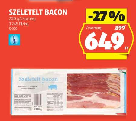 Szeletelt Bacon