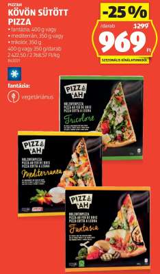 PIZZA'H KŐVÖN SÜTÖTT PIZZA