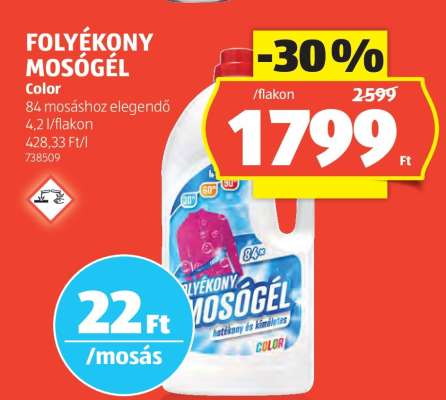 Folyékony Mosógél Color