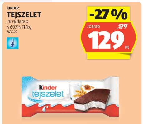 KINDER Tejszelet