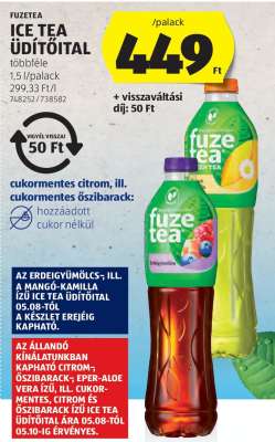 Fuzetea Ice Tea Üdítőital