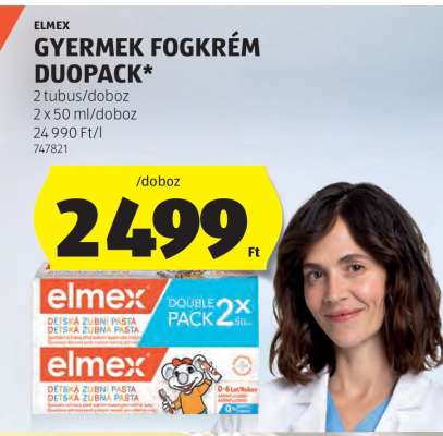 ELMEX GYERMEK FOGKRÉM DUOPACK