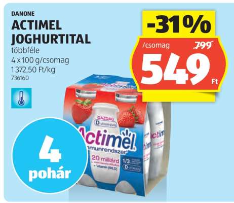 Danone Actimel joghurtital