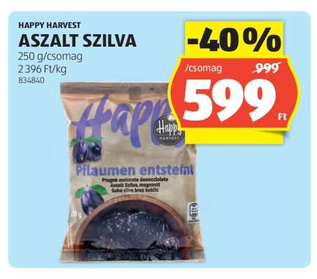 Happy Harvest Aszalt Szilva