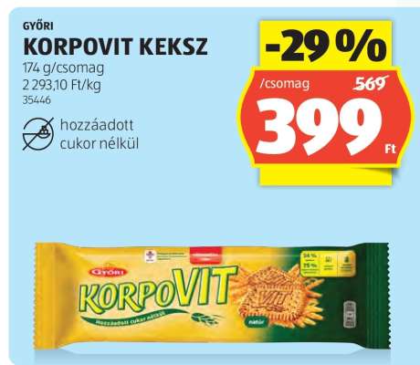 GYŐRI Korpovit keksz