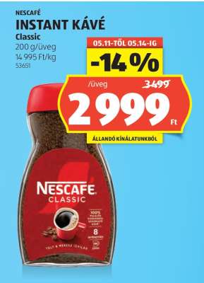 NESCAFÉ INSTANT KÁVÉ Classic