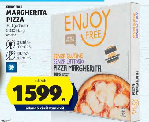ENJOY FREE Margherita Pizza
