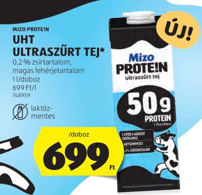Mizo PROTE!N UHT ULTRASZŰRT TEJ