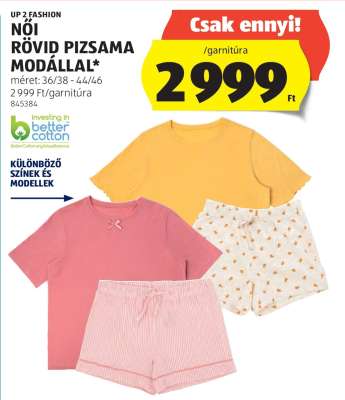 Női Rövid Pizsama Modállal