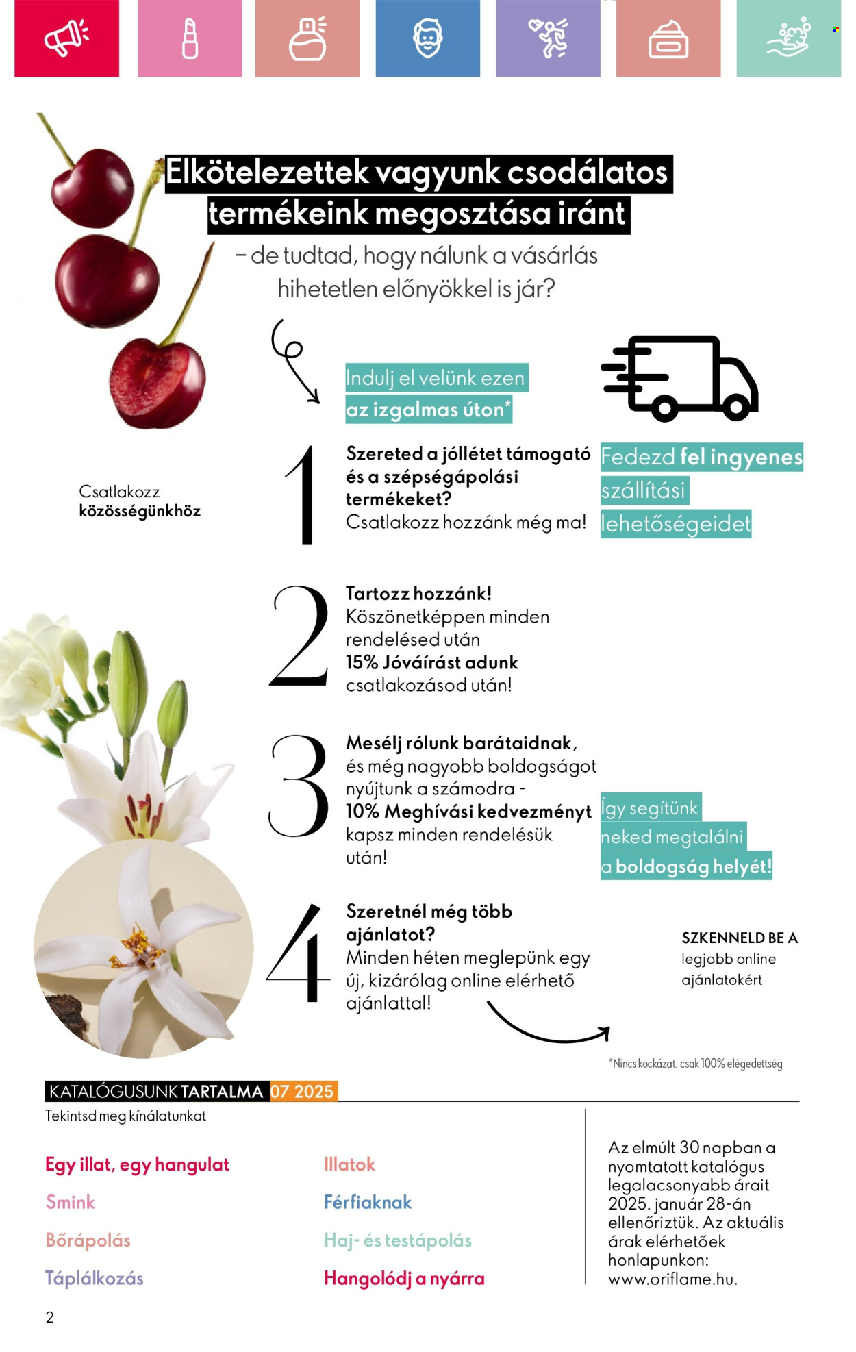 Oriflame akciós újságok - 2025.05.04 - 2025.05.24. Oldal 1