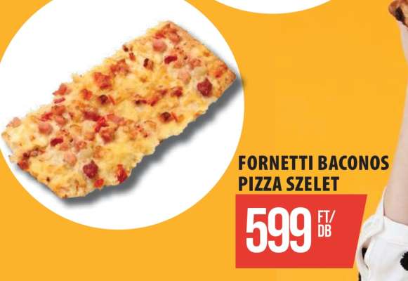 Fornetti Baconos Pizza Szelet