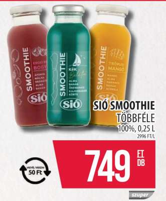 Sió Smoothie Többféle