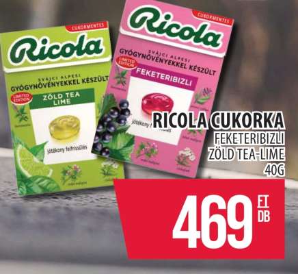 Ricola cukorka