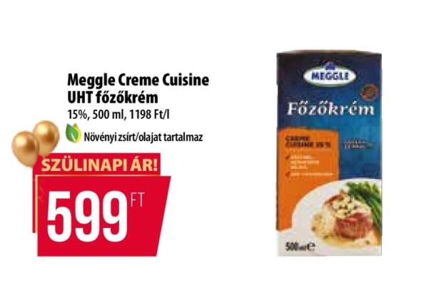 Meggle Creme Cuisine UHT főzőkrém