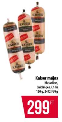 KAISER Májas