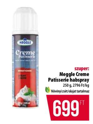 Meggle Creme Patisserie habspray