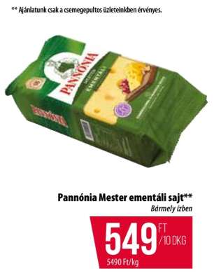 Pannónia Mester Ementáli Sajt