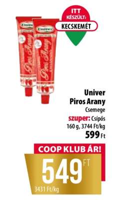 Univer Piros Arany Csemege