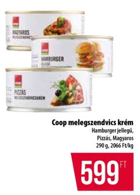Coop melegszendvics krém