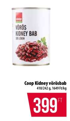 Coop Kidney vörösbab
