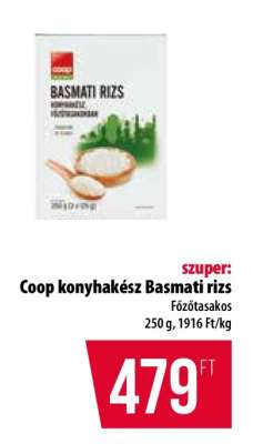 Coop konyhakész Basmati rizs