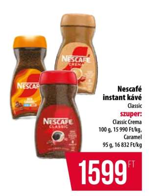 NESCAFÉ﻿﻿ Instant kávé*
