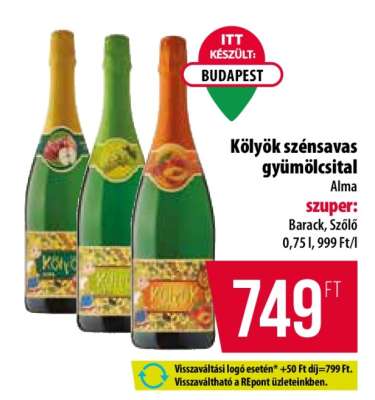 Kölyök szénsavas gyümölcsital
