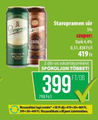 Staropramen sör
