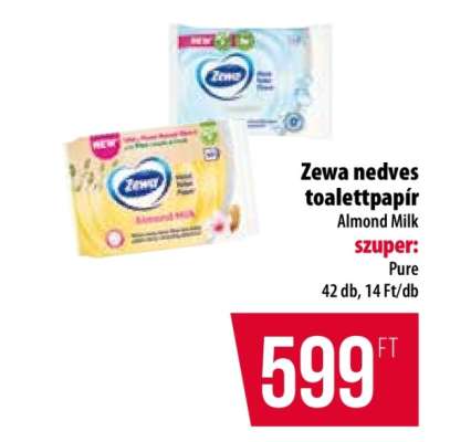 Zewa nedves toalettpapír