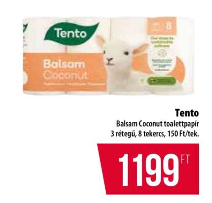 Tento Balsam Coconut toalettpapír
