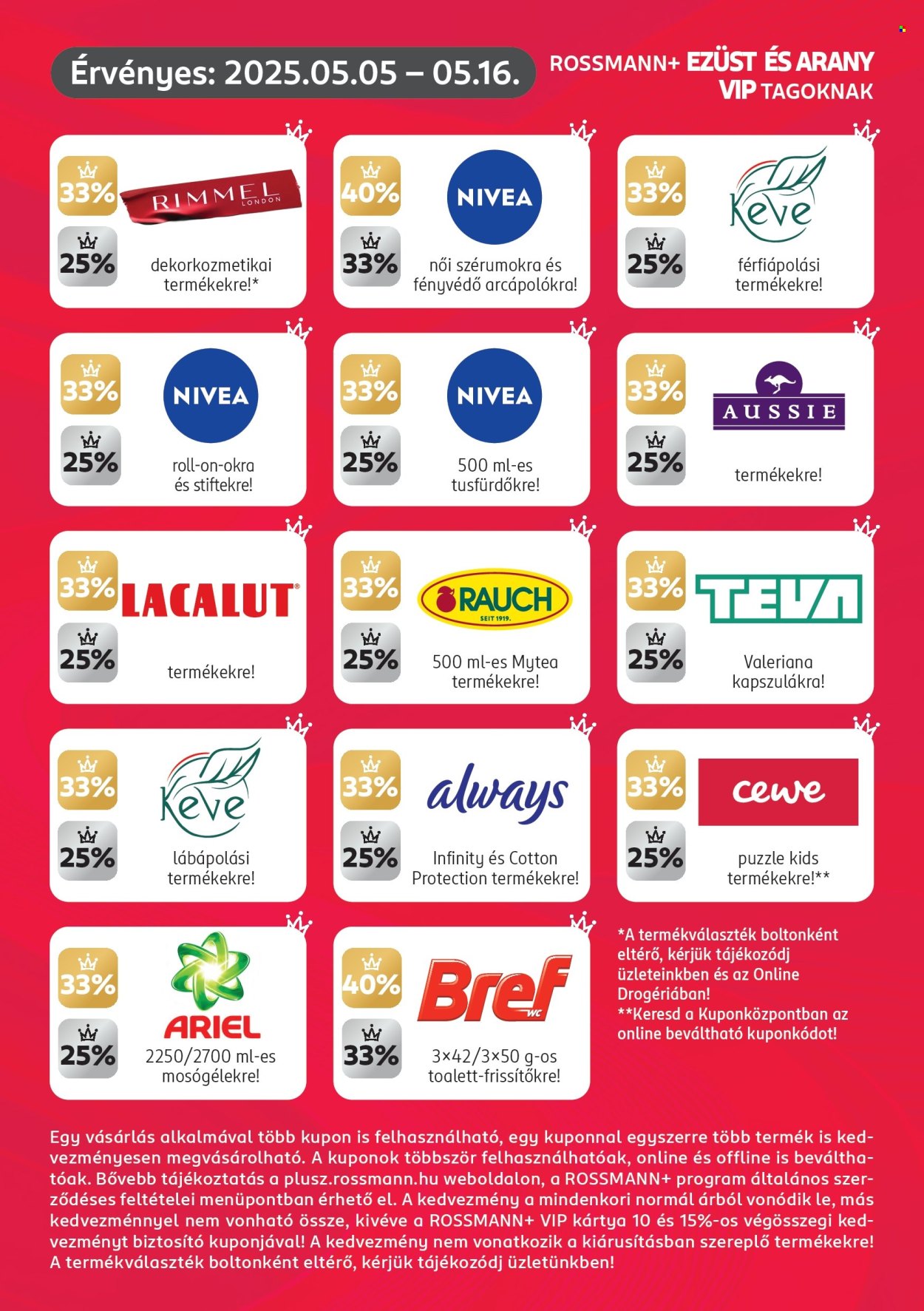 Rossmann akciós újságok - 2025.05.05 - 2025.05.16. Oldal 1