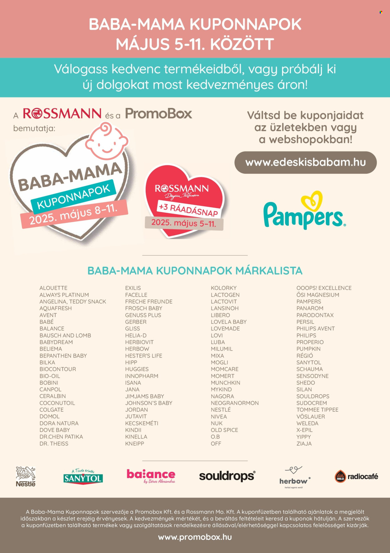 Rossmann akciós újságok - 2025.05.05 - 2025.05.11. Oldal 1