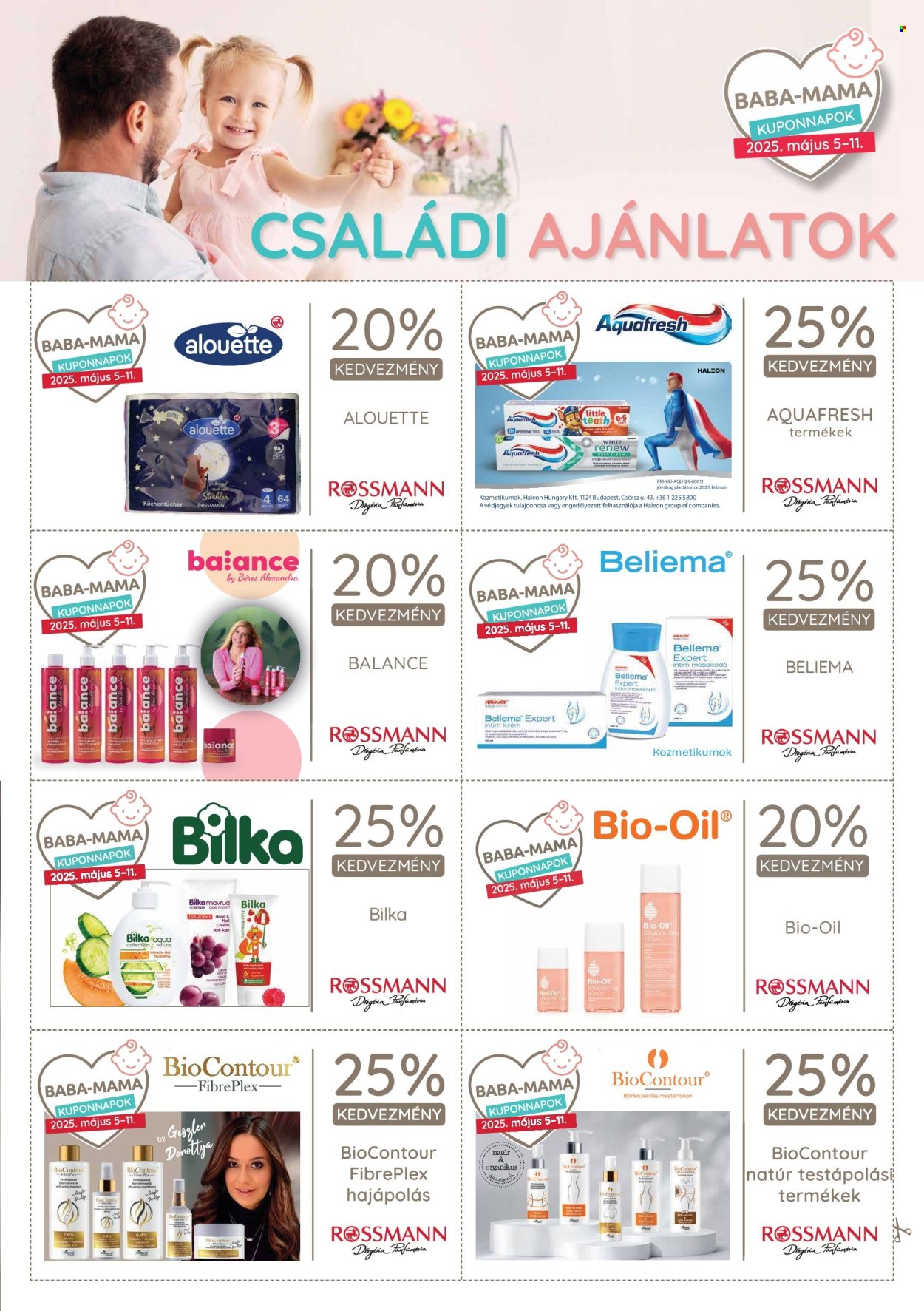 Rossmann akciós újságok - 2025.05.05 - 2025.05.11. Oldal 1