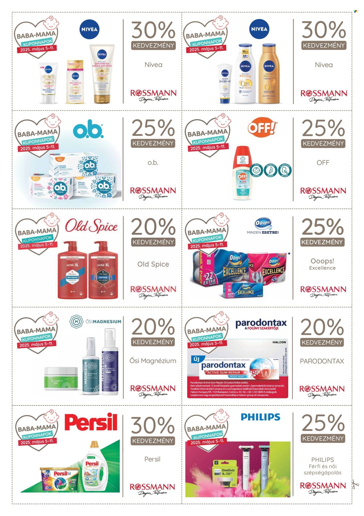 Rossmann akciós újságok - 2025.05.05 - 2025.05.11. Oldal 1
