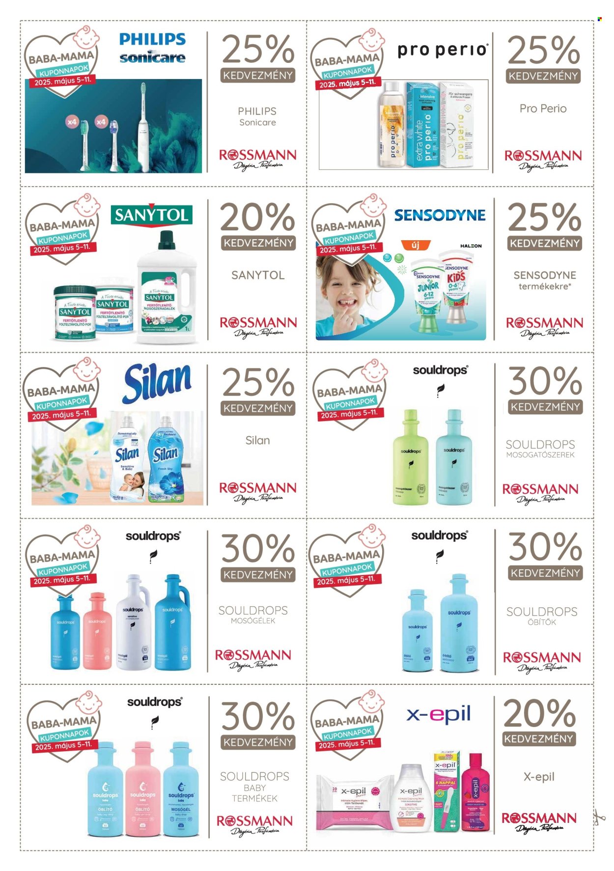 Rossmann akciós újságok - 2025.05.05 - 2025.05.11. Oldal 1