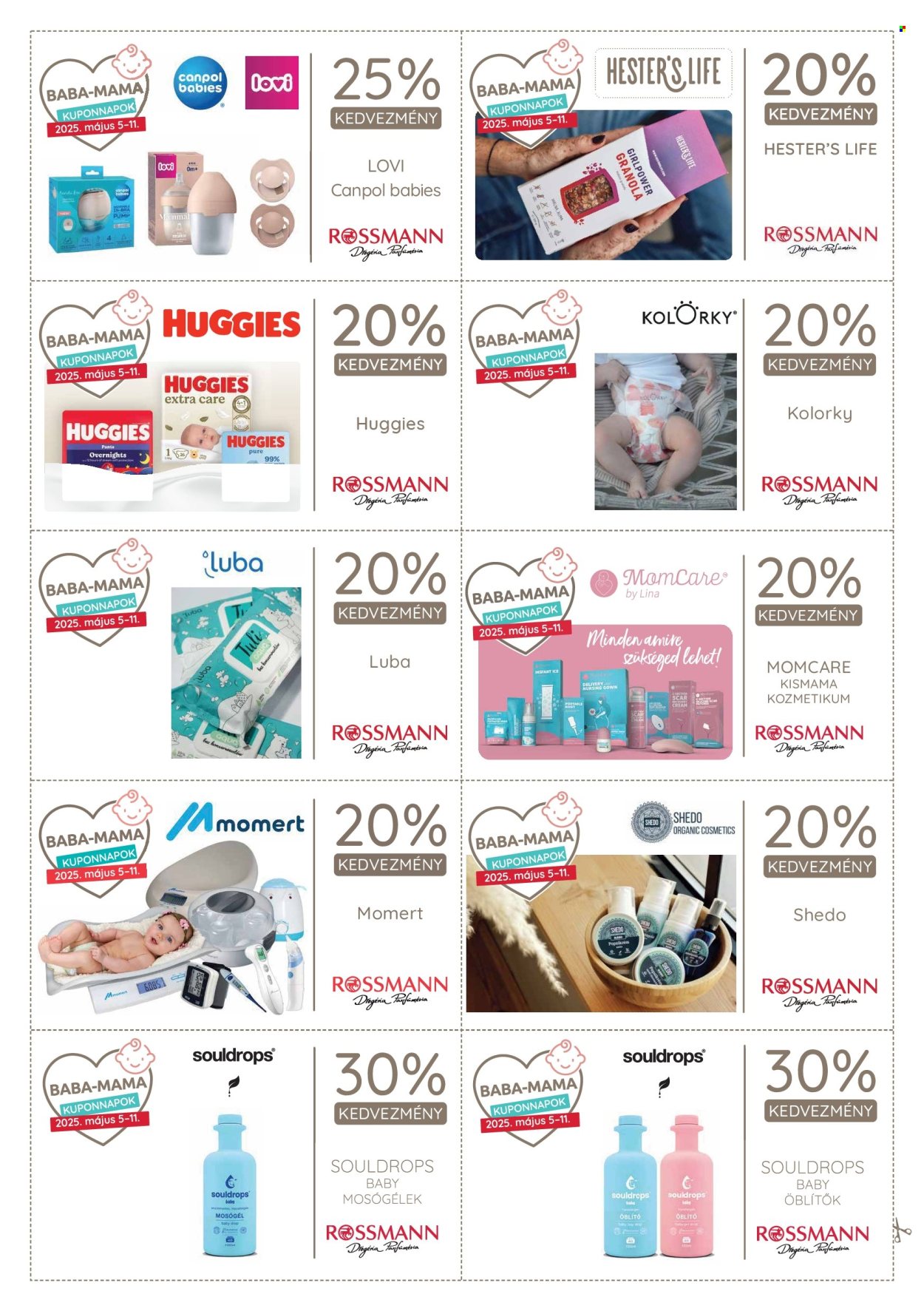 Rossmann akciós újságok - 2025.05.05 - 2025.05.11. Oldal 1