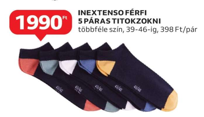 INEXTENSO FÉRFI 5 PÁRAS TITOKZOKNI