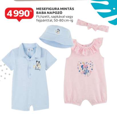 Mesefigura mintás baba napozó