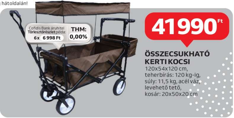 Összecsukható Kerti Kocsi