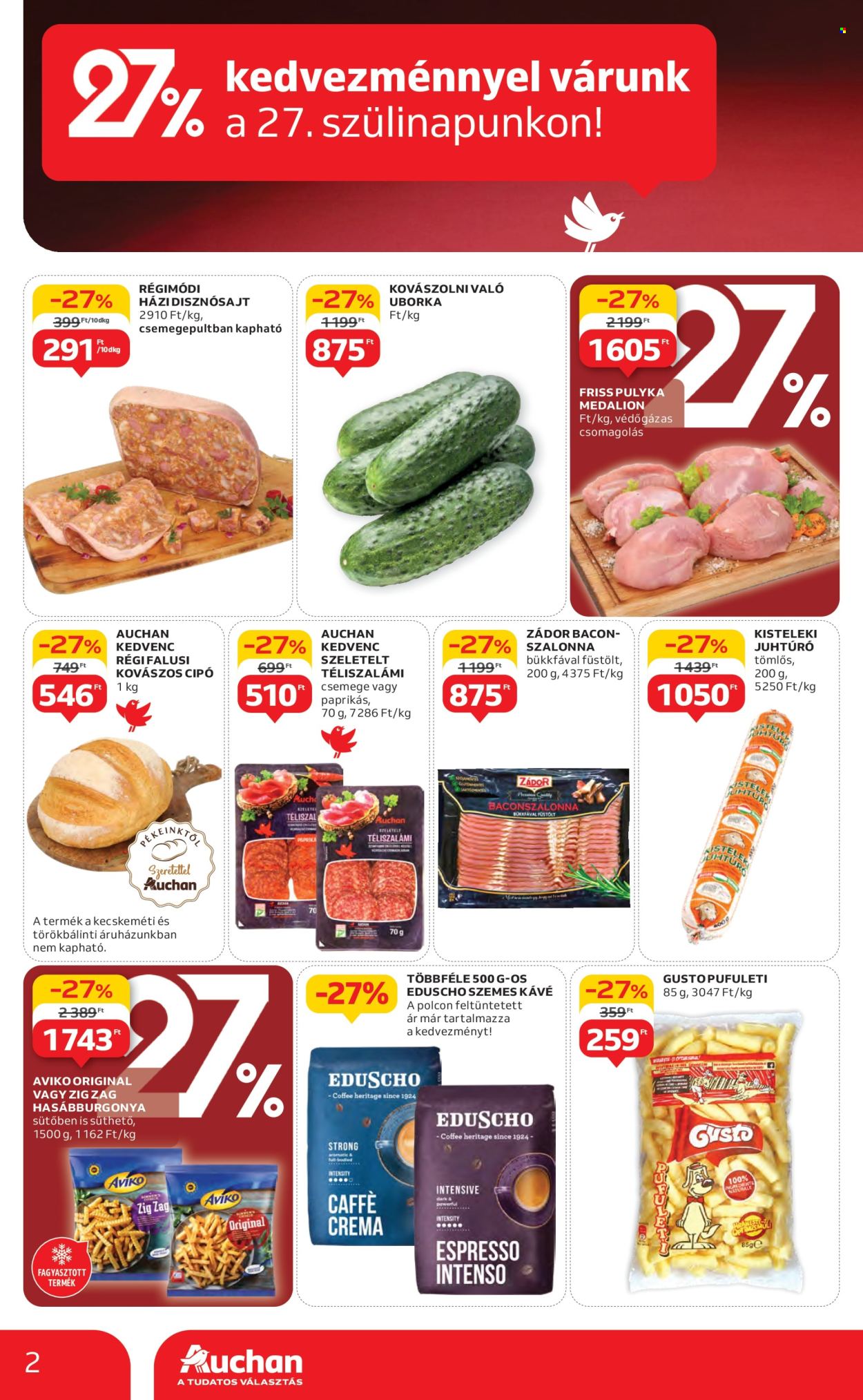 Auchan akciós újságok - 2025.05.08 - 2025.05.14. Oldal 1