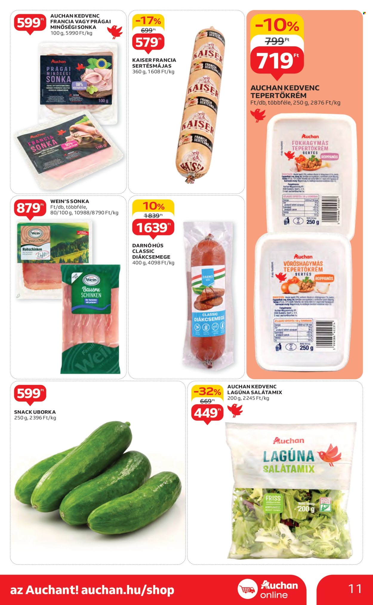 Auchan akciós újságok - 2025.05.08 - 2025.05.14. Oldal 1