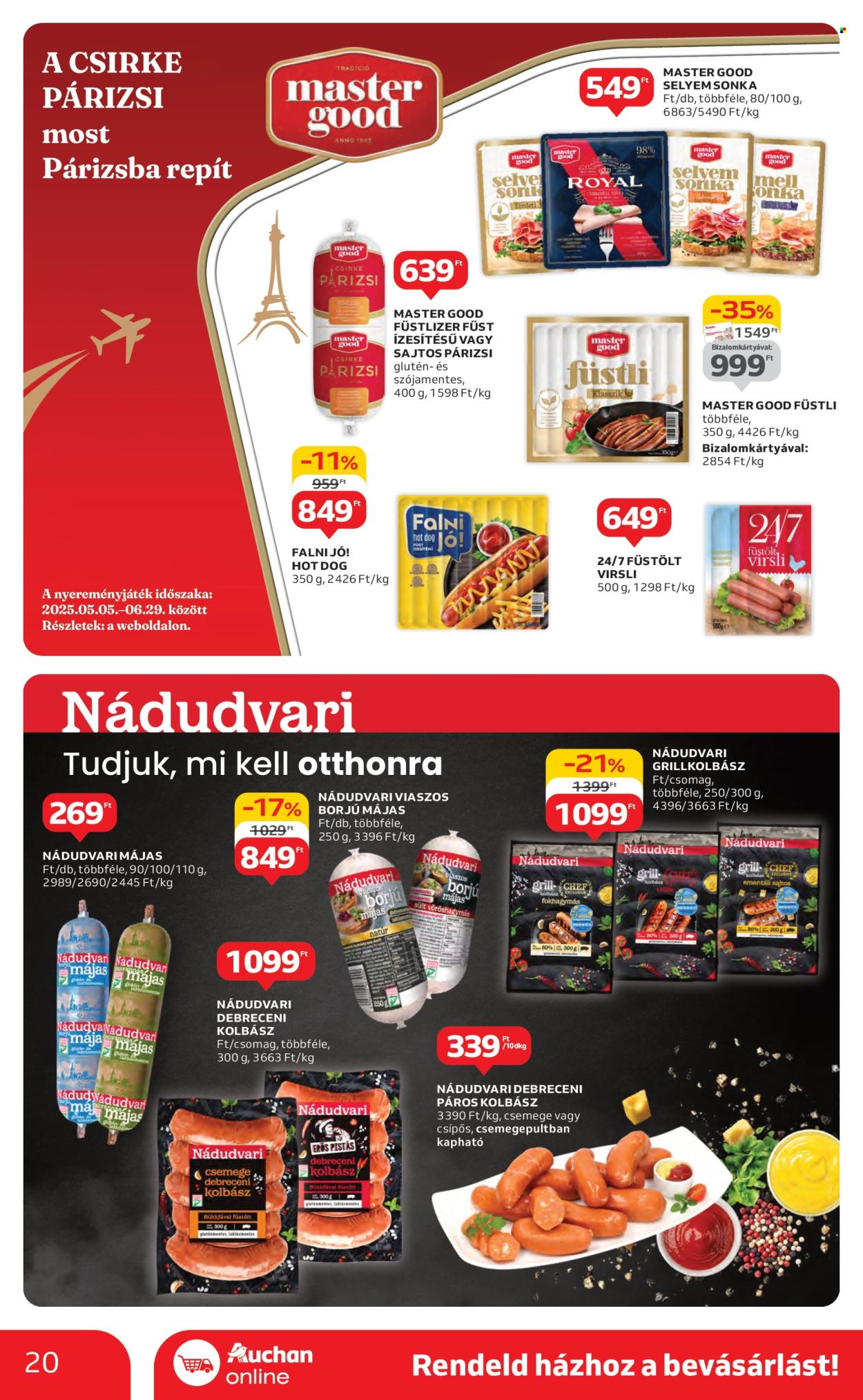 Auchan akciós újságok - 2025.05.08 - 2025.05.14. Oldal 1