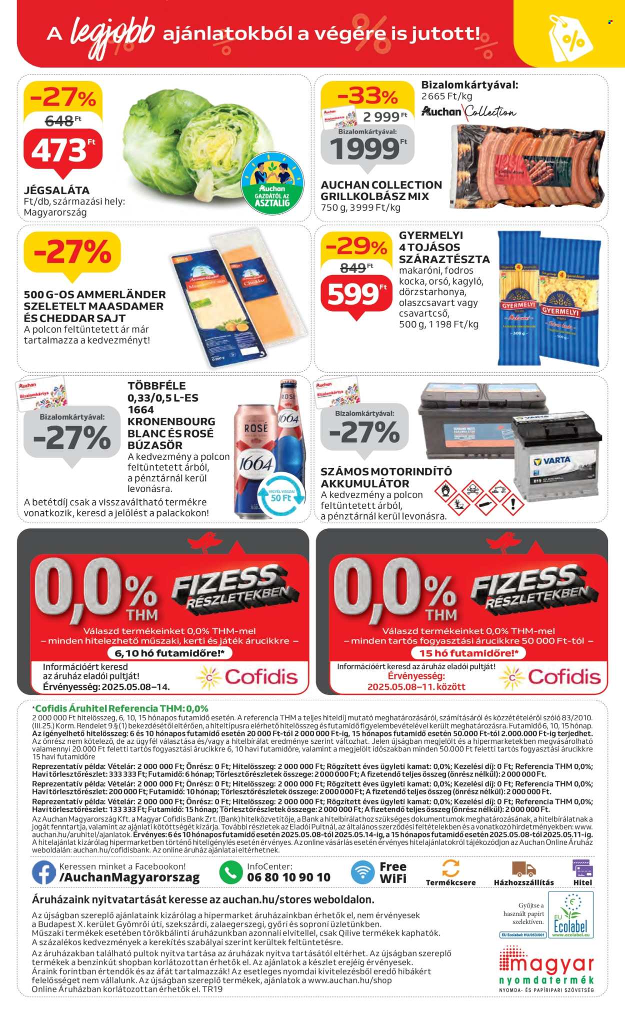 Auchan akciós újságok - 2025.05.08 - 2025.05.14. Oldal 1