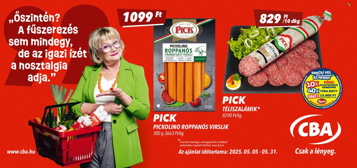 CBA akciós újságok - 2025.05.05 - 2025.05.31. Oldal 1