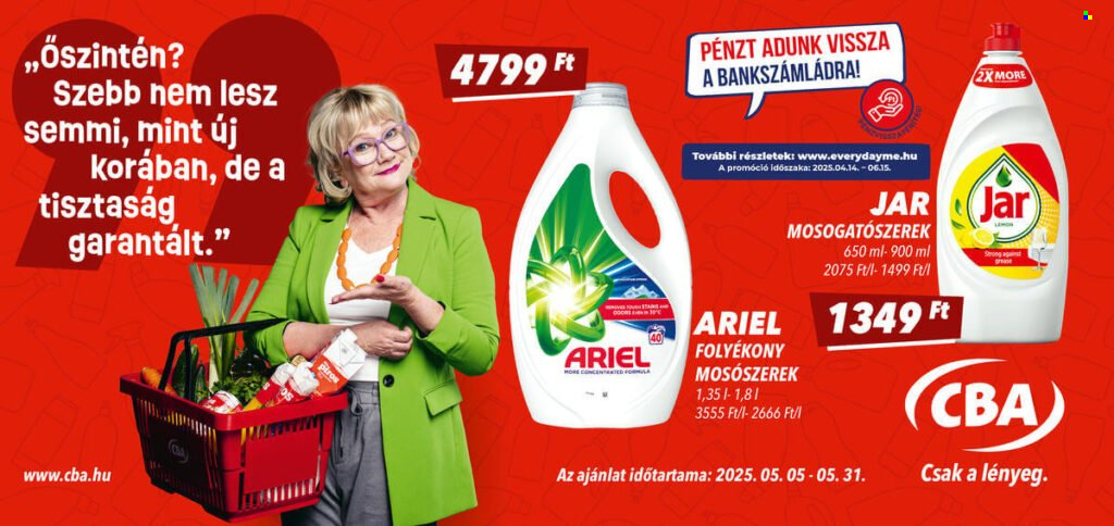 CBA akciós újságok - 2025.05.05 - 2025.05.31. Oldal 1