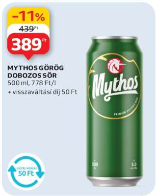 MYTHOS GÖRÖG DOBOZOS SÖR