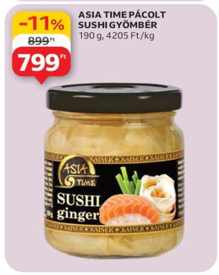 ASIA TIME PÁCOLT SUSHI GYÖMBÉR