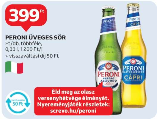 Peroni Üveges Sör