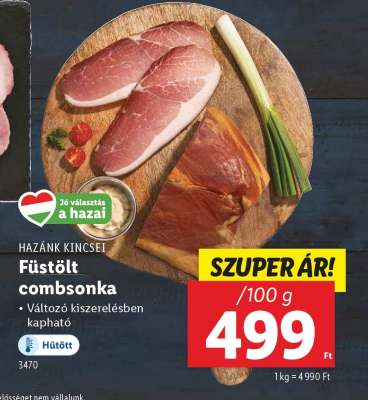Füstölt combsonka
