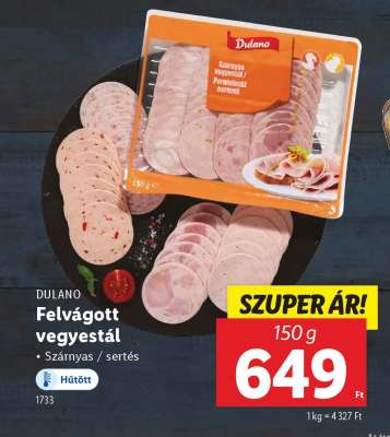 DULANO Felvágott vegyestál
